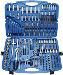 Steckschlüssel-Satz, 6,3 (1/4), 10 (3/8), 12,5 (1/2), 213-tlg. 