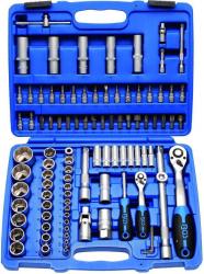 Steckschlüssel-Satz 6,3 (1/4) + 12,5 (1/2), 95-tlg. 
