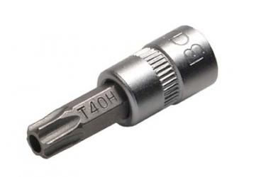 Bit Einsatz T-Profil mit Bohrung, 6,3 (1/4), T40 