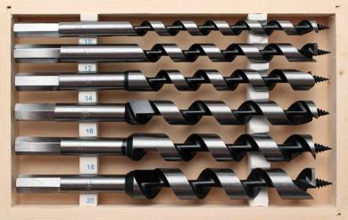 Schlangenbohrer-Satz, 200 mm, 6-tlg. 