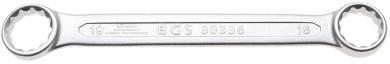 Doppel-Ringschlüssel, extra flach, 18 x 19 mm 