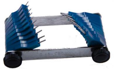 Düsenlehre, 0,45- 1,50 mm, 20-tlg. 