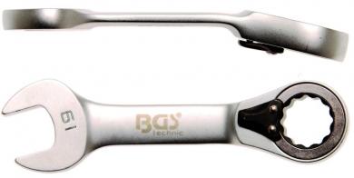 Ratschenring-Maulschlüssel, kurz, 19 mm 