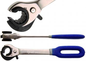 Ratschen-Ringschlüssel, offen, 11 mm 