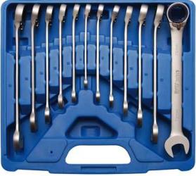 Ratschenring-Maulschlüssel Satz, 8-19 mm,12-tlg., umschaltbar 