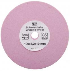 Schleifscheibe 100x3,2x10 mm (6,3 (1/4), 0,325" und 10 (3/8)), passend für BGS 3180  