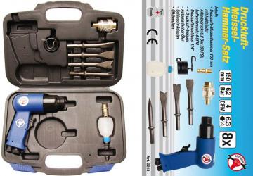 Druckluft-Meißelhammer-Satz, 8-tlg. 