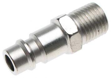 Druckluft-Stecknippel mit 1/4" Aussengewinde 