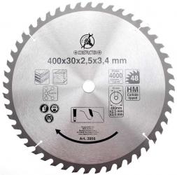 Hartmetall-Kreissägeblatt, 48 Zähne, 400 mm 