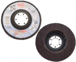 Fächer-Schleif-Scheibe, Körnung 40, Ø 115 mm 