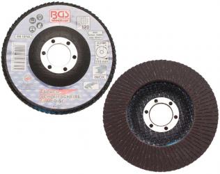 Fächer-Schleif-Scheibe, Körnung 120, Ø 115 mm 