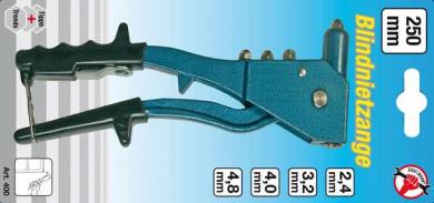 Nietzange, 2,4-4,8 mm, 250 mm 