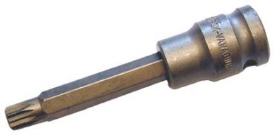 Kraft-Bit-Einsatz, Innenvielzahn, M8x8x110 mm, 12,5 (1/2) 