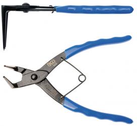 Sprengringzange, 90° abgewinkelt 