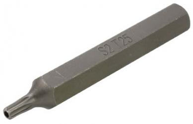 Bit mit Bohrung, T-Profil, T25, 10 (3/8), 75 mm 