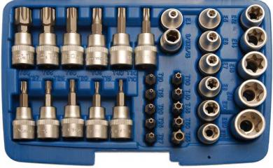 Bit -und Steckschlüssel-Satz, T-Profil  10 (3/8), 34-tlg. 