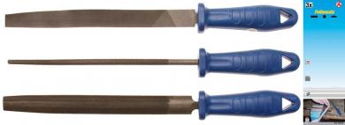 Feilen-Satz, 200 mm, 3-tlg. 