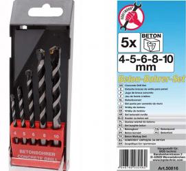 Beton-Bohrer-Satz 5-tlg.  