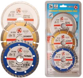 Diamant-Trennscheiben-Satz 3-tlg. 
