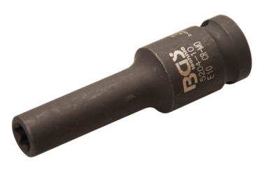 Kraft-Steckschlüssel-Einsatz, E-Profil, 12,5 (1/2), tief, E10 