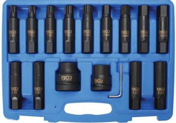 LKW-Bitsatz 20 (3/4) + 25 (1), 16-tlg. 