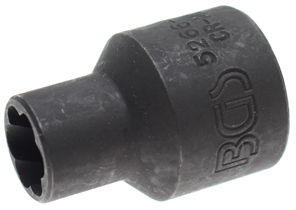 Spezial-Steckschlüssel-Einsatz / Schraubenausdreher, 12,5 (1/2), 10 mm 