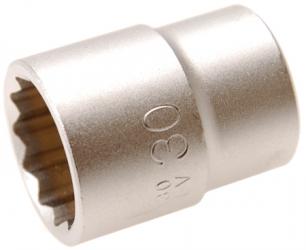 Steckschlüssel-Einsatz, 12-Kant, 20 (3/4), 30 mm  