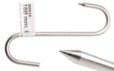 Fleischerhaken, INOX, 160 mm 