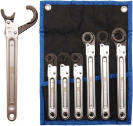 Leitungs-Ratschenschlüssel-Satz, 6-tlg. 