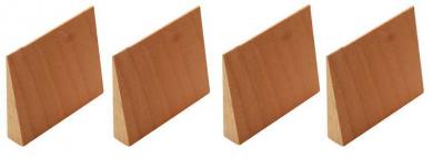 Holzkeile-Satz, 4-tlg. 