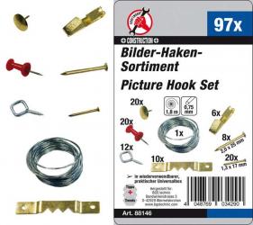 Bilder-Haken-Sortiment  97-tlg. 