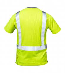 *AMSTERDAM*WARNSCHUTZ-T-SHIRT GELB/GRAU 