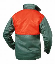 *BUCHE* SCHNITTSCHUTZJACKE GRÜN/ORANGE 