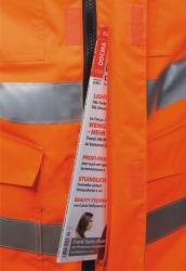 *MIRKO* WARNSCHUTZWESTE ORANGE/SCHWARZ 