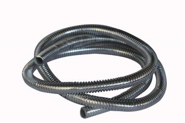 Marderschutz-Wellrohr 2m Chrom 