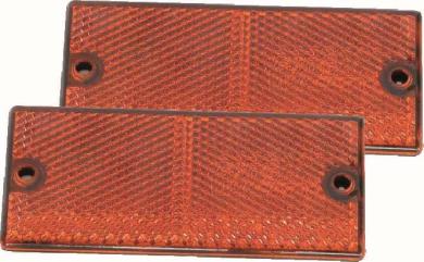 Refl.-Set eckig-orange 