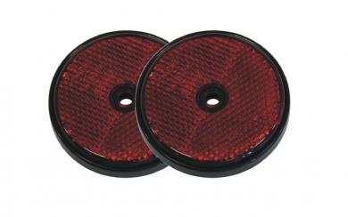 Refl.-Set rund-rot schraub 