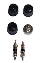 Ventil+Kappen Set 6-tlg. 