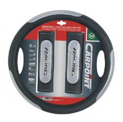 Lenkradb+Gurtp.Satz sw/me 