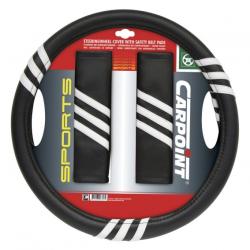 Lenkradb+Gurtp.Satz sw/w 