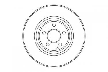 BREMSSCHEIBE, GELOCHT 
