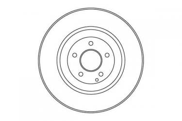BREMSSCHEIBE, GELOCHT 