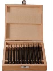 Flachholzbohrer-Set 13 teilig Durchmesser 6-8-10-12-13-14-16-18-19-20-22-24-25 mm 