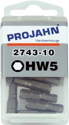 1/4&#34; Bit L25 mm Innen-6kant 6 mm 10er Pack 