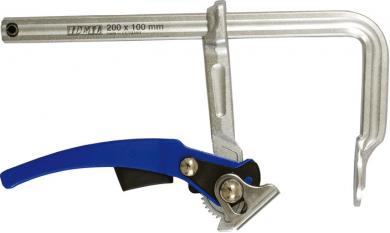 Ganzstahl Hebel Zwinge 250 x 120 mm 