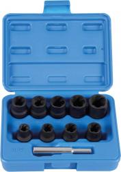 1/2&#34; Spiral Profil Stecknuss Satz 10tlg 