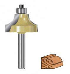 Viertelstabfr&#228;ser mit Kugellager D 25,4  mm, L 45,5 mm, L2 13,5 mm   