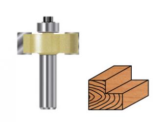 Falzfr&#228;ser mit Kugellager D 31,7  mm, L 44,5 mm, L2 12,7 mm   