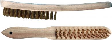 Drahtb&#252;rste Messing gewellt 3-reihig 