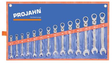 GearTech Schluessel Satz Rolltasche flexibel 14 tlg 